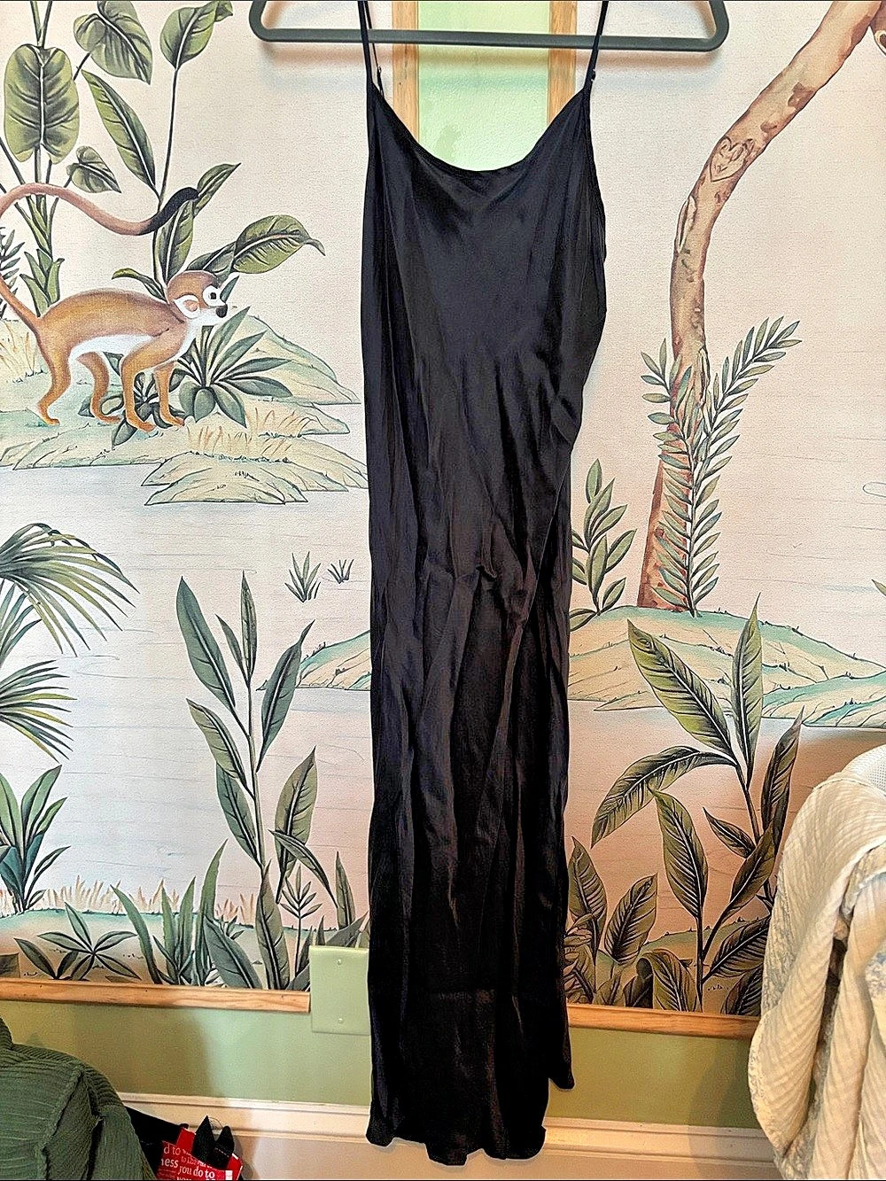 Intimissimi Black Maxi Slip Dress Like New